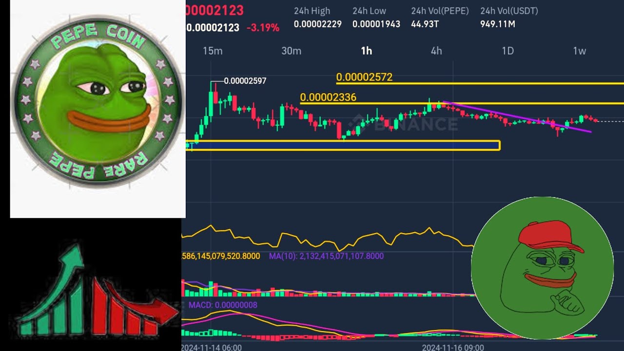 Pepe Coin 🐸 Signal 🚦 for short term gain Buy And make profit 17 Nov 2024 #pepe #crypto