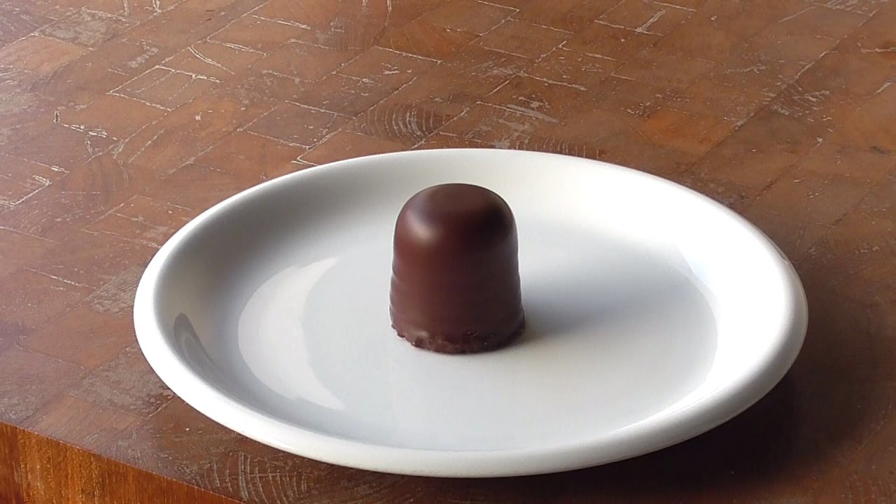 chocolate marshmallow on fire