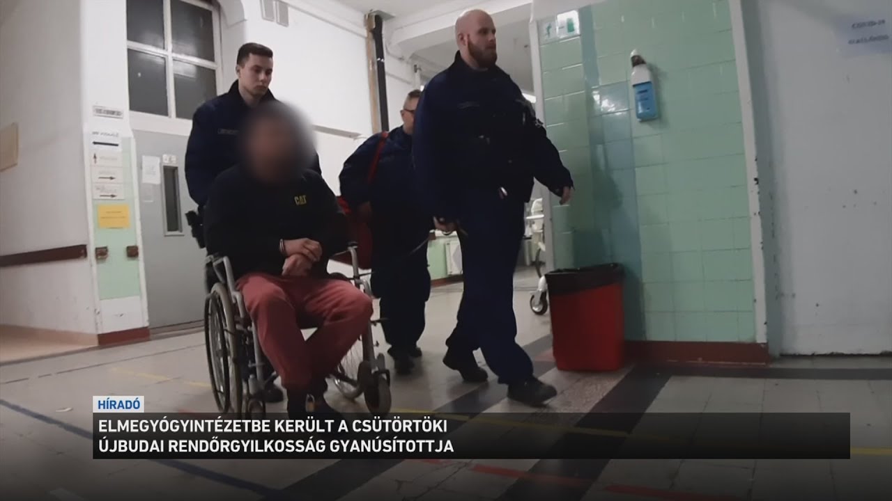 Elmegyógyintézetbe került a csütörtöki újbudai rendőrgyilkosság gyanúsítottja