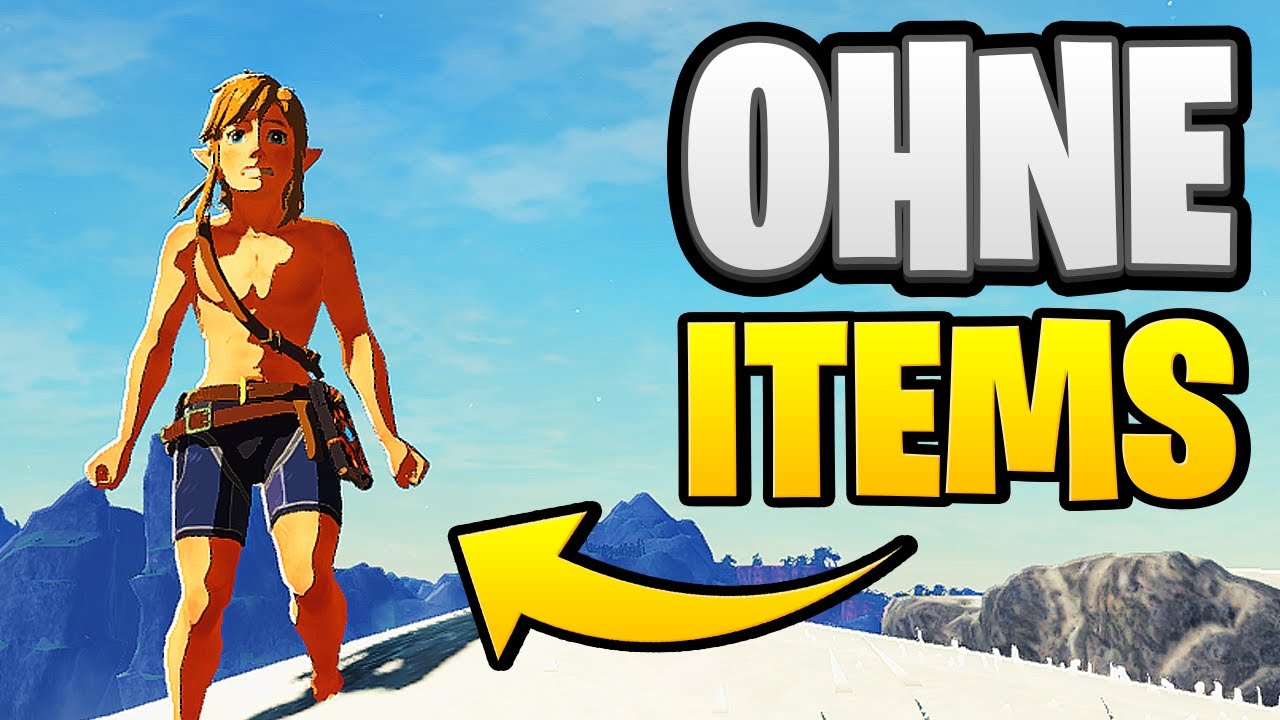 Zelda BOTW OHNE ITEMS durchspielen (Zelda Breath of the Wild Deutsch Challenge)