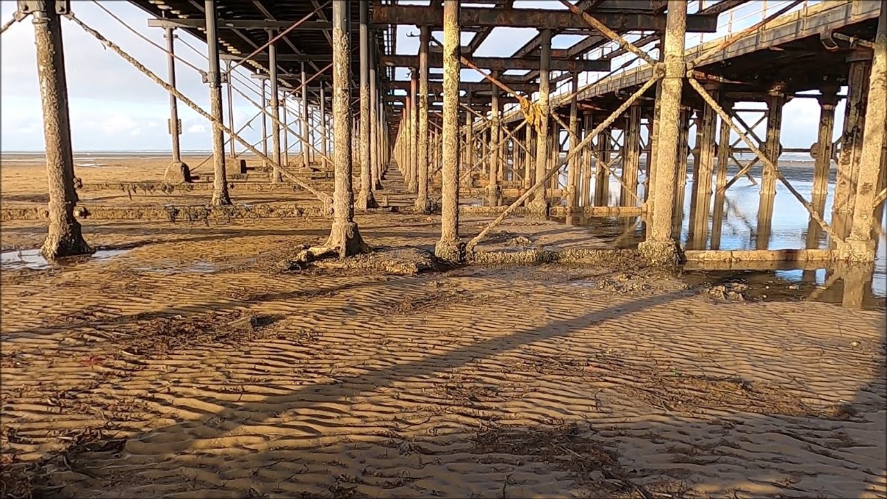 Virtual Walk - Ryde Beach At Low Tide - Isle Of Wight - November 2020 | kittikoko