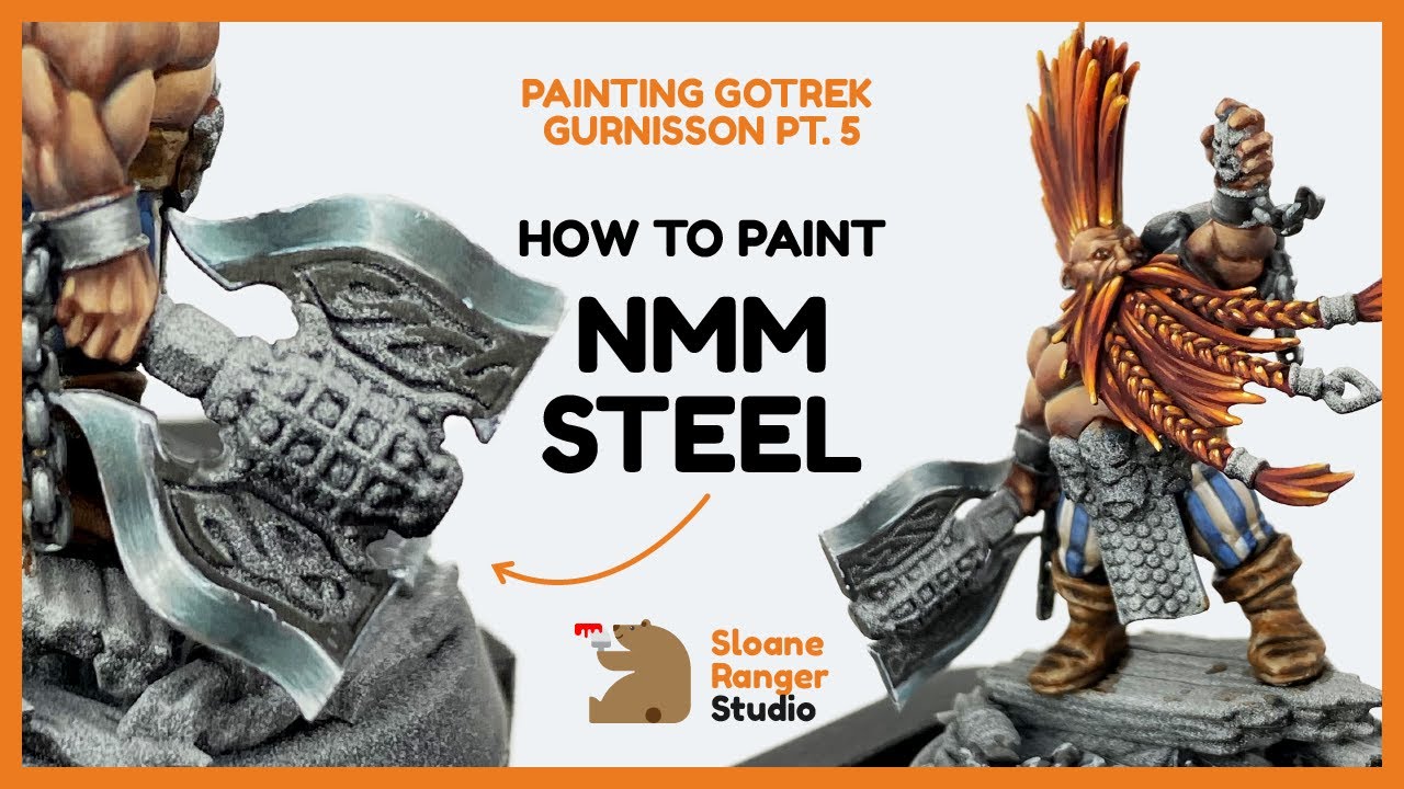 Painting Gotrek pt. 5 - Stumbling through NMM Steel - Warhammer painting tutorial