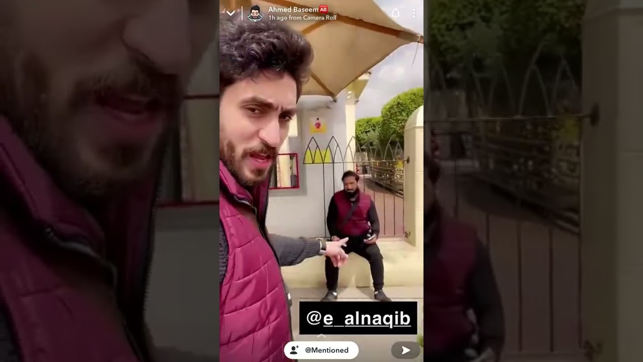 مناوشات ابراهيم النقيب واحمد بسيم