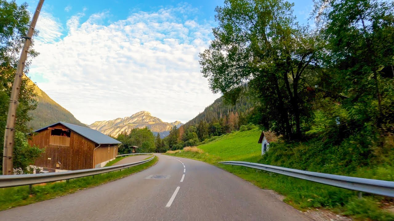 Driving the Pas de Morgins, from Switzerland to France