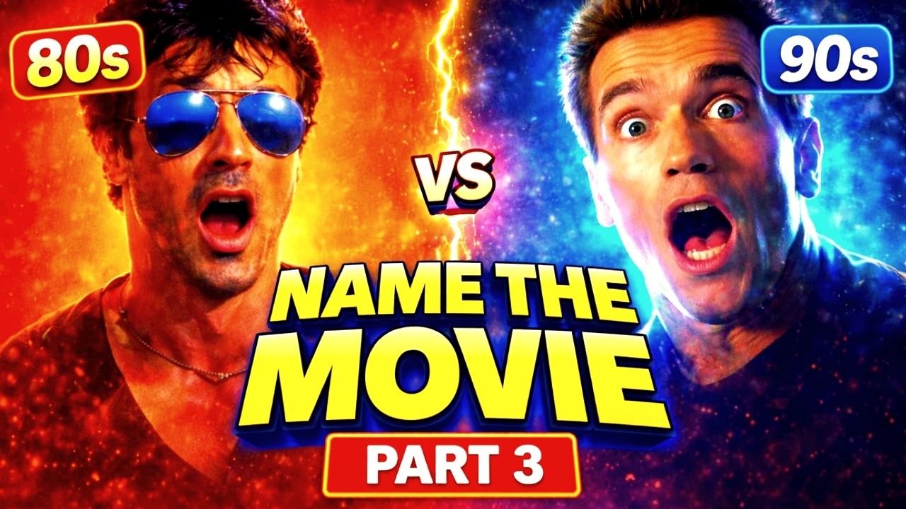 Guess the Movie From One Frame 🎬 | 80s vs 90s Movie Quiz (Part 3)