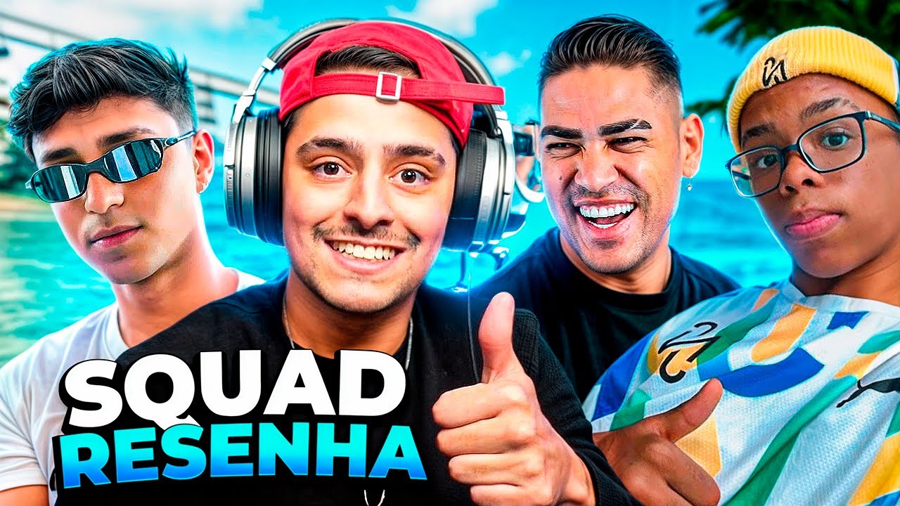 SQUAD DA RESENHA │ part. Boca de 09, Nobru e Racha 🔴 CORINGA AO VIVO