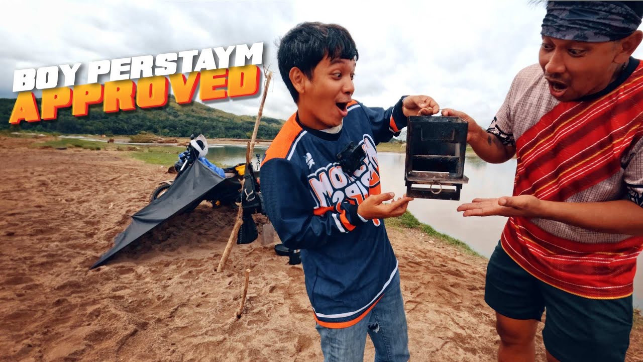 WHY COOK WITH WOOD STOVE IN CAMPING? | Motocamping with Boy Perstaym