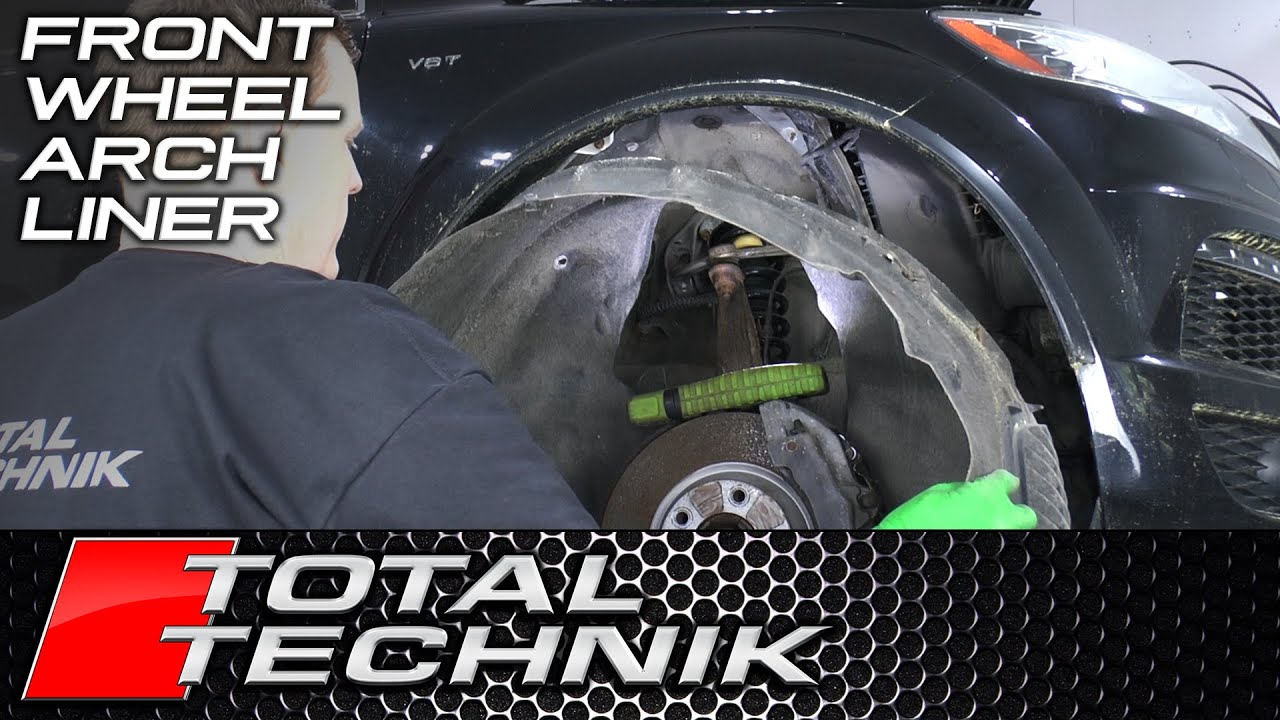 How to Remove Front Wheel Arch Liner - Audi Q7 - TOTAL TECHNIK