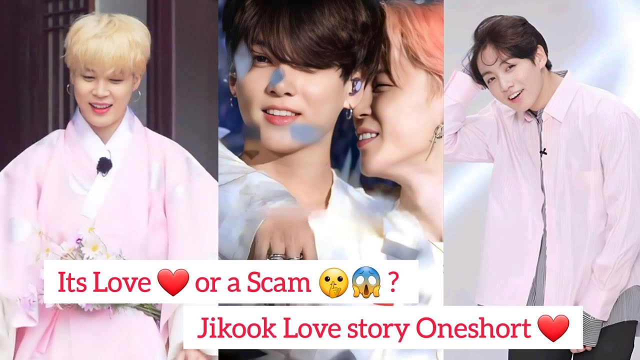 It's Love ❤ or Scam 😱, Online love 🤫 Jikoook Love story Oneshort #jikookff