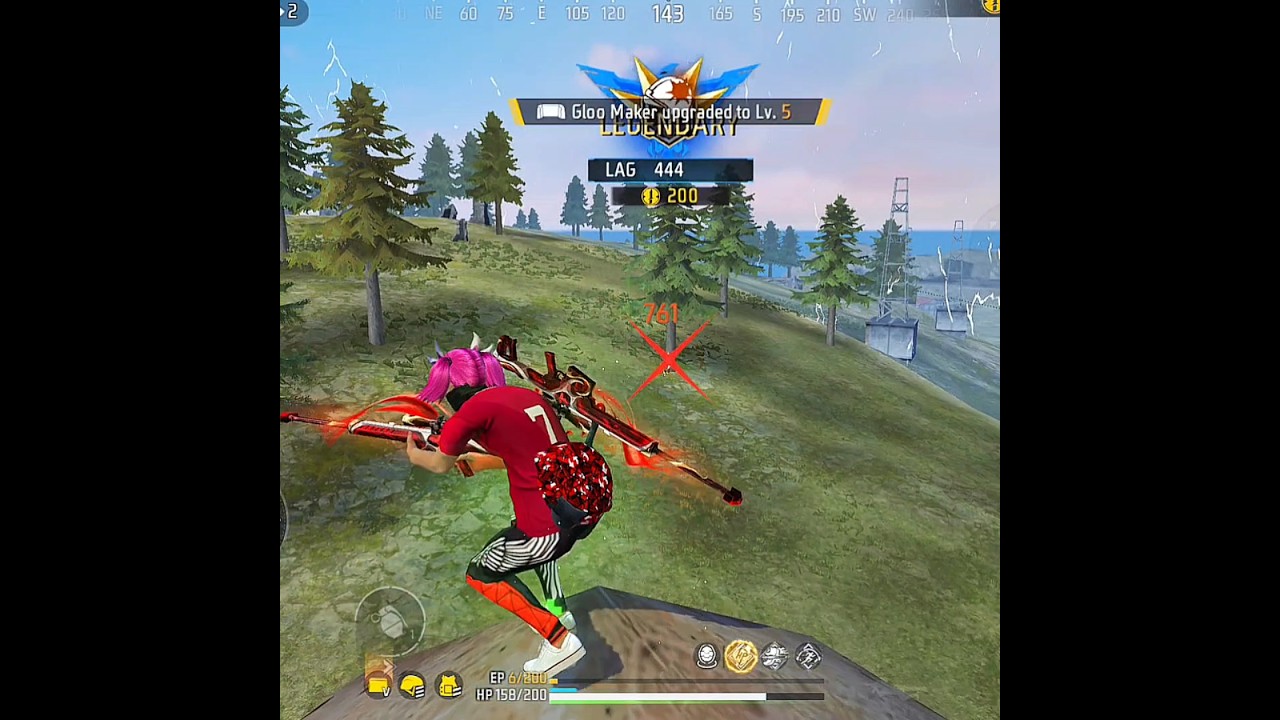 LAG 444 VS 🌍#foryou #foryoupage #freefire #highlights