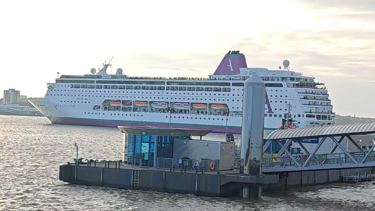 Ambassador Ambition cruise Ship at Liverpool