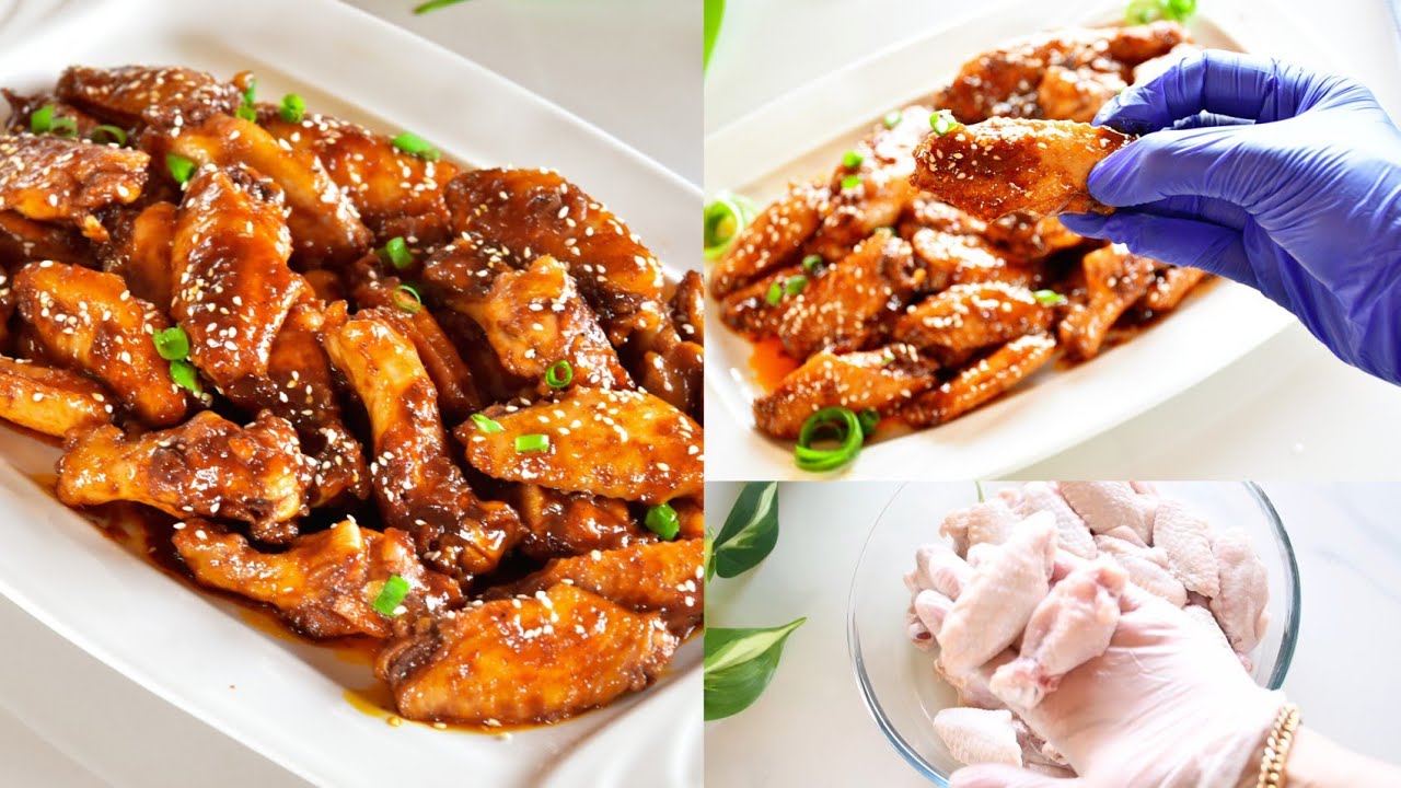 أجنحة الدجاج من غير قلي أو شوي بطعم بشهههههي تعالو شوفه كيف اعملتها 💪Chicken wings