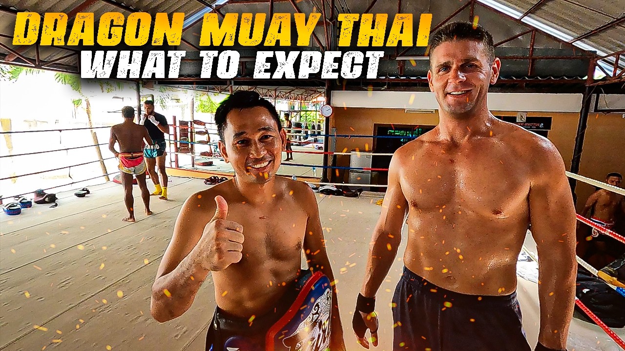 Training at Dragon Muay Thai on Fitness Street