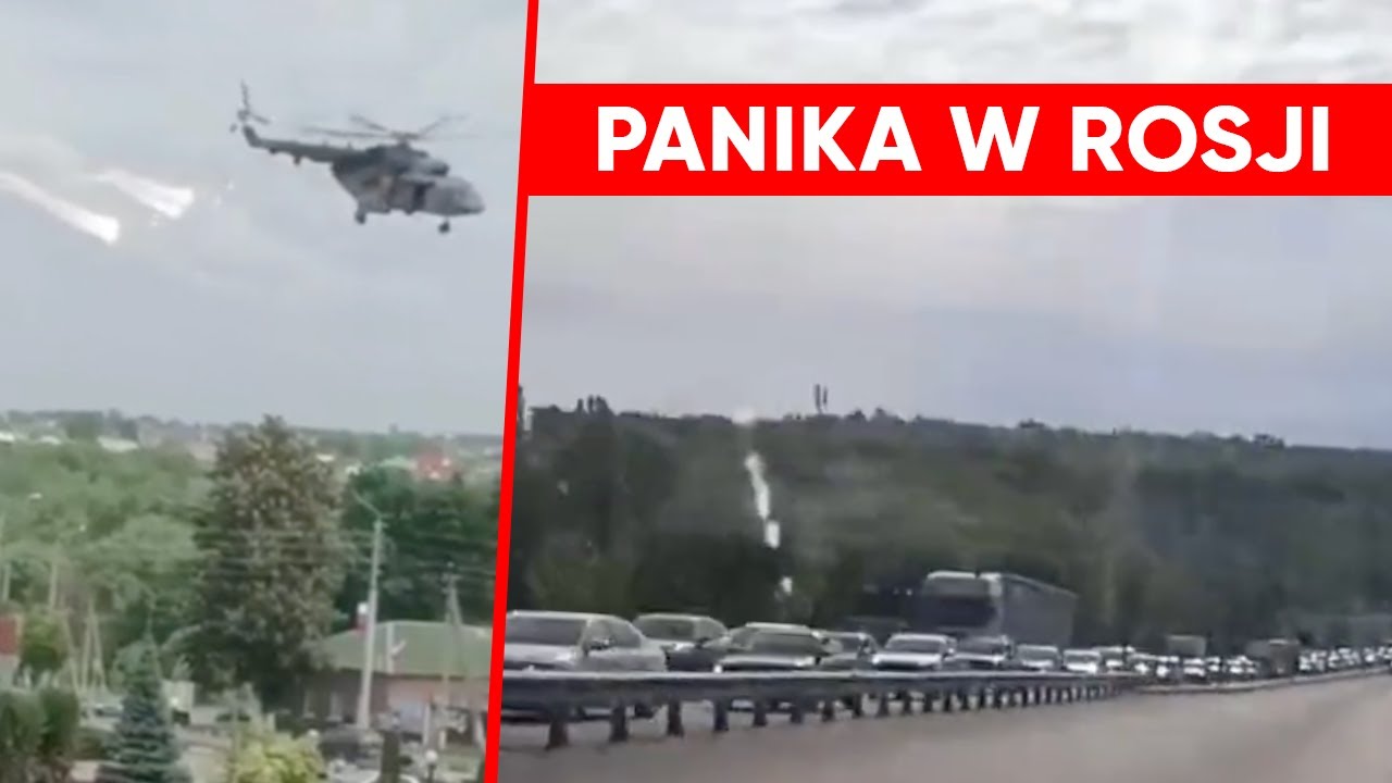 Panika wśr&oacute;d Rosjan w Biełgorodzie. Ludzie uciekają do schron&oacute;w