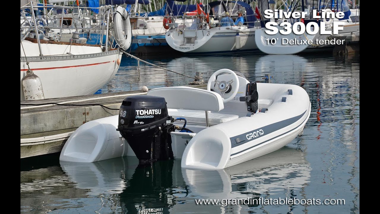 GRAND Silver Line S300LF with 9.8 HP motor presentation and test drive