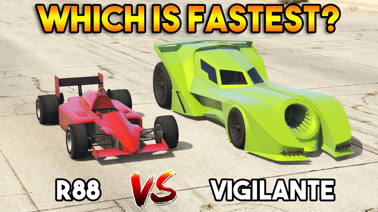 GTA 5 ONLINE : VIGILANTE VS R88 (WHICH IS FASTEST?)