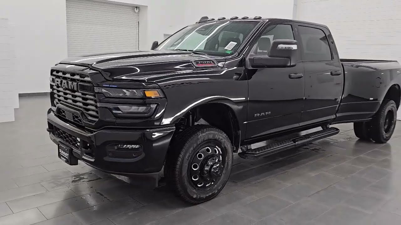 2026 Ram Ram 3500 Big Horn Diamond Black Crystal Pearlcoat New. walk around for sale in Fond Du Lac,