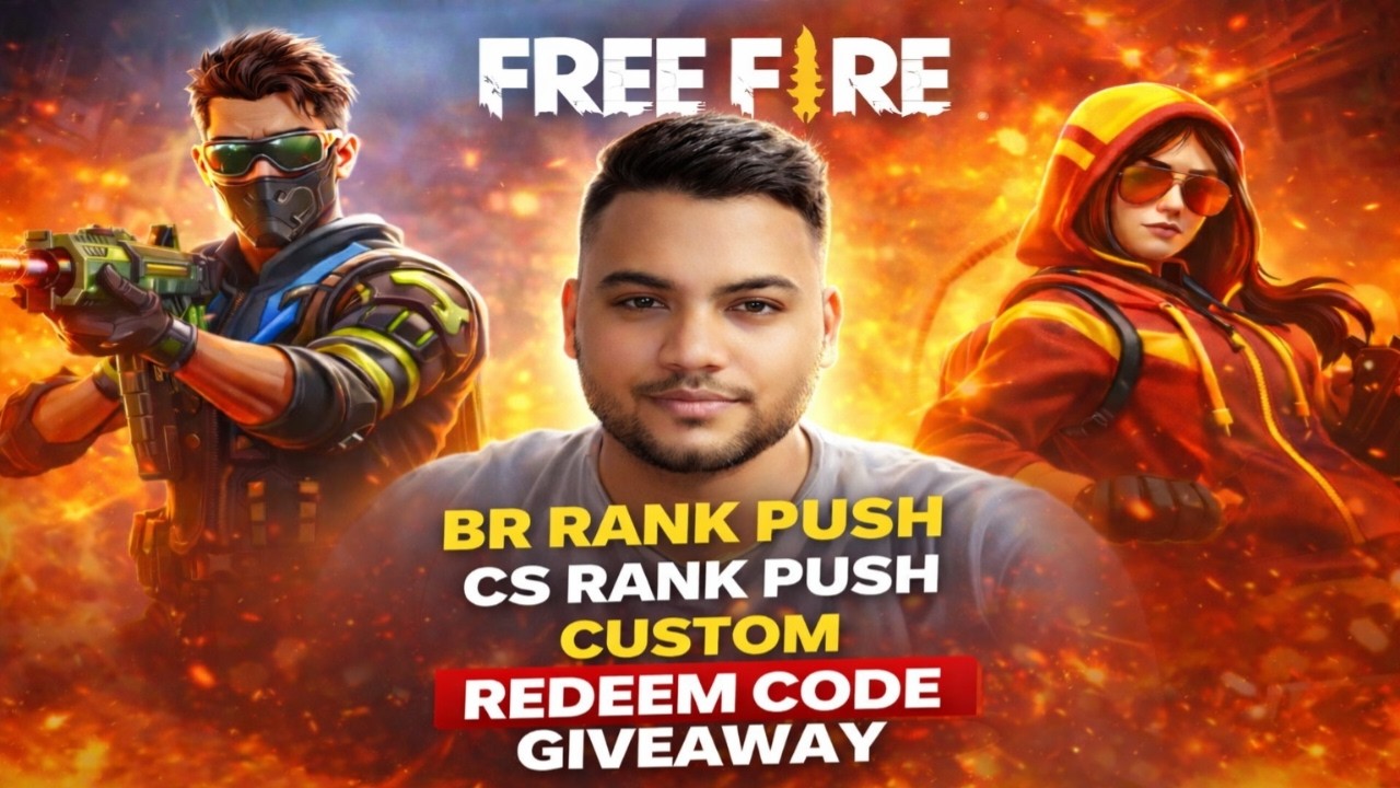 🔴[Live Free Fire 🔥 BR Rank Push Today | CS Rank Push | Redeem Code #shorts #shortslive #freefiremax