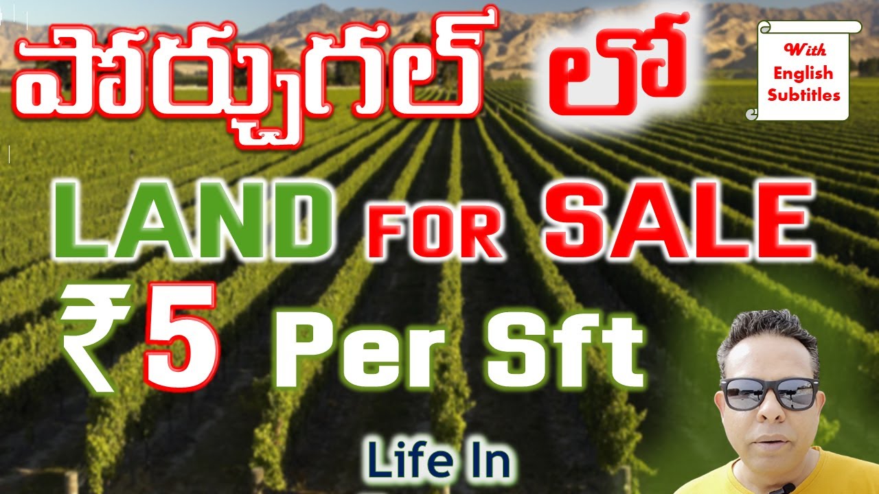 Cheap Land For Sale In Portugal | Life In Portugal | Telugu Vlogs Europe | Telugu Vlogs |
