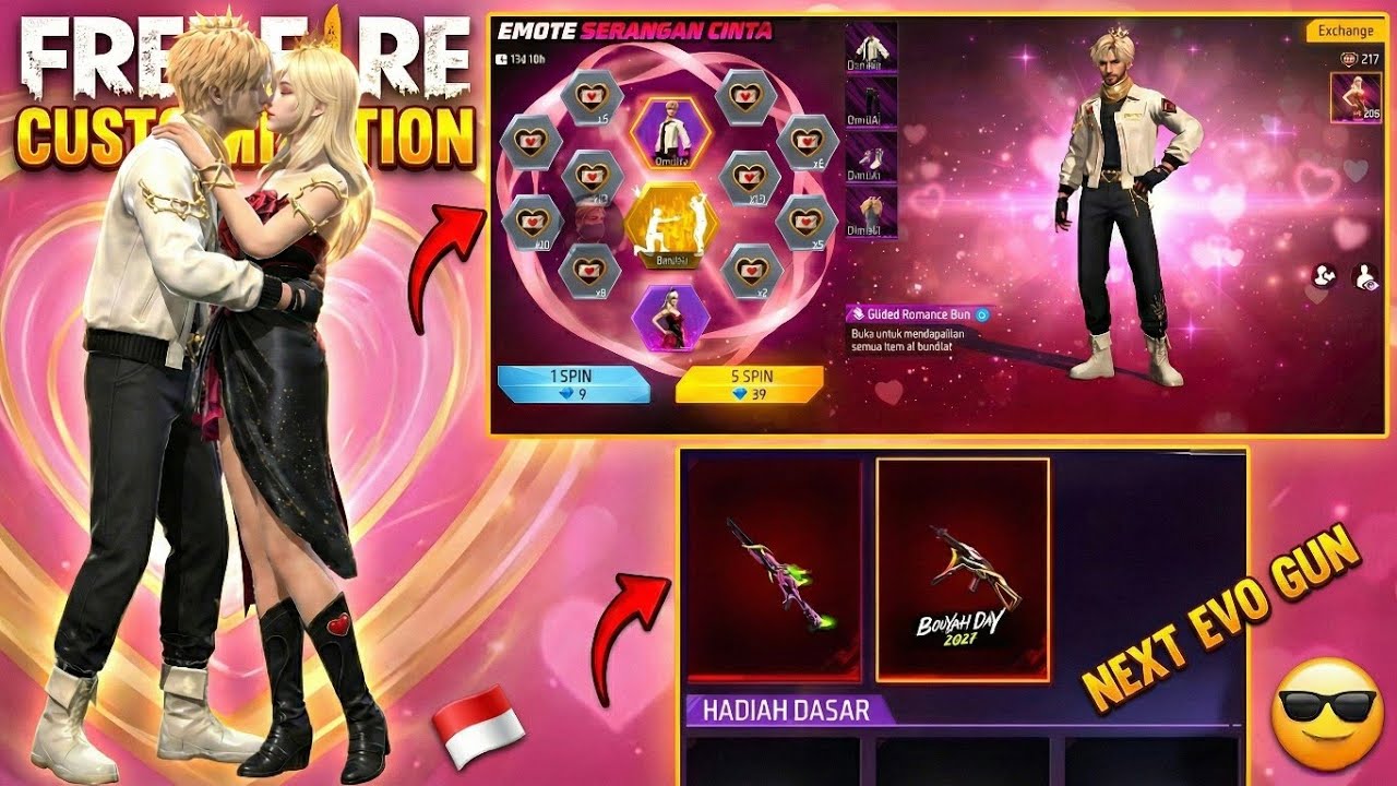 FF Indonesia Server, Next Evo Gun Return, And To Night Update