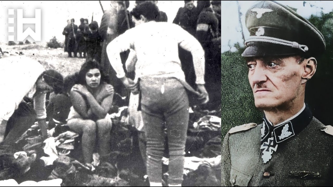Massacre of Nazi psycho who bayonetted 500 children & whipped & hanged women: Dirlewanger