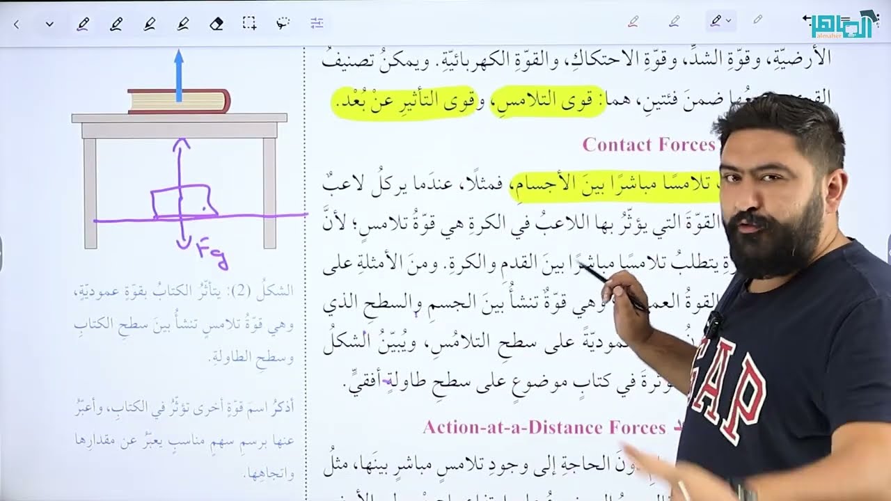 فيزياء الصف التاسع جيل 2011 || الدرس الأول قوانين نيوتن في الحركة || الجزء الأول