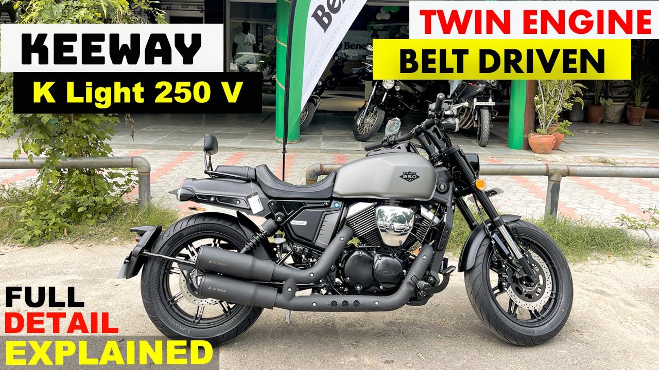 Keeway K Light 250 V | Features and Specs | Keeway 250 Twin Engine Cruiser Bike | Keeway Test Drive