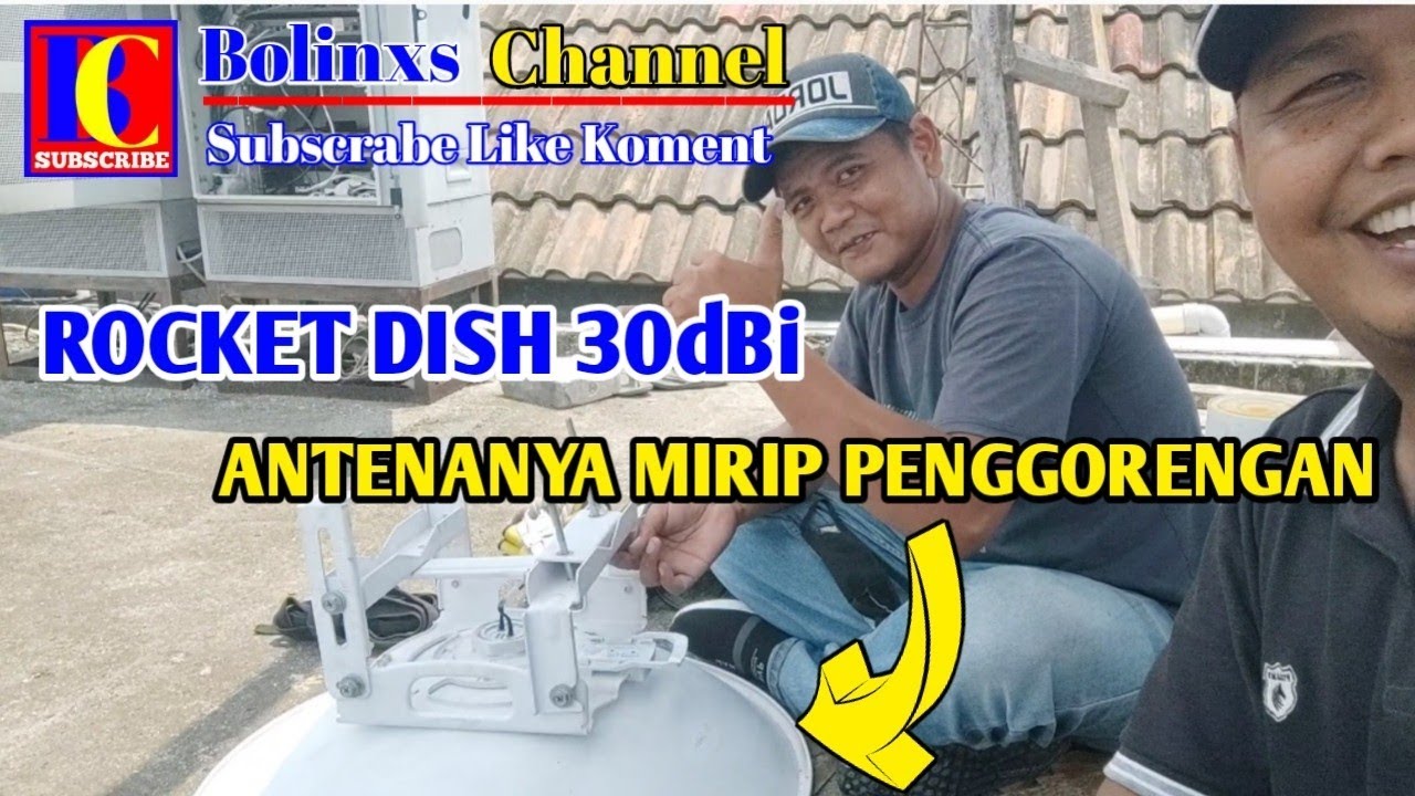 Instalasi internet || Cara Merakit Antena Rocket Dish 30dBi Sebelum Dinaikan Ke Tower