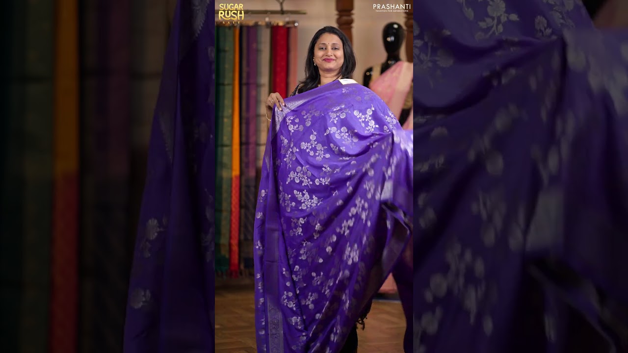 Banarasi Semi Crepe Sarees | Upto 30% OFF | Prashanti
