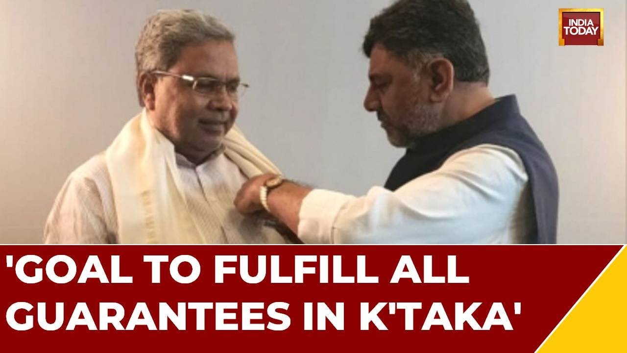 After Crucial CLP Meet, Cong's Show Of Strength; Cong Asserts Siddaramaiah-DK Shivakumar United