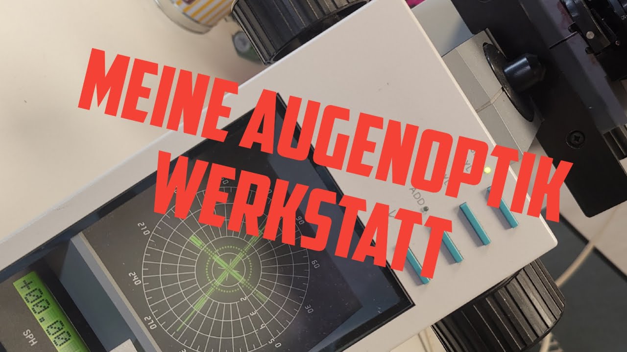 Der analoge Scheitelbrechwertmesser Teil 3 - Verglaste Brille ausmessen und die Werte umrechnen