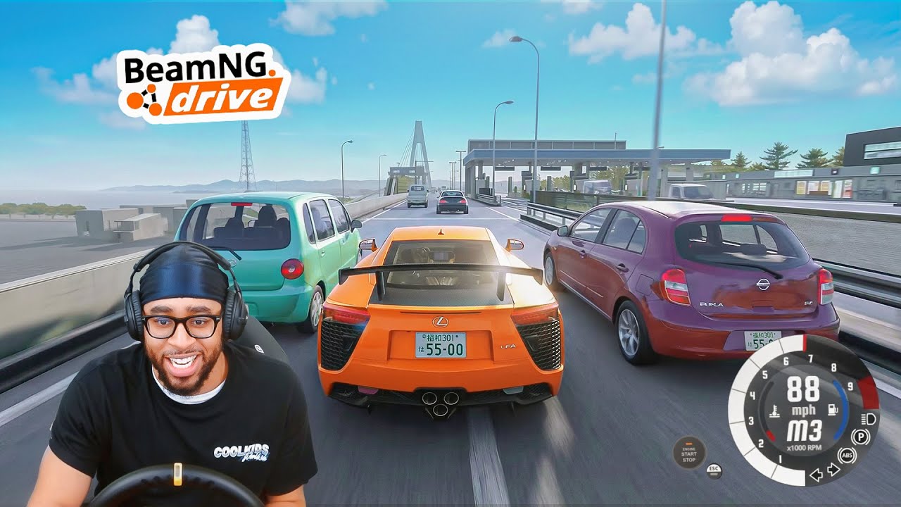We turned BeamNG.Drive into Assetto Corsa!