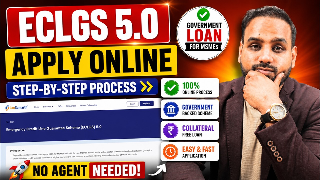 Complete ECLGS 5.0 Application Process in JanSamarth Portal