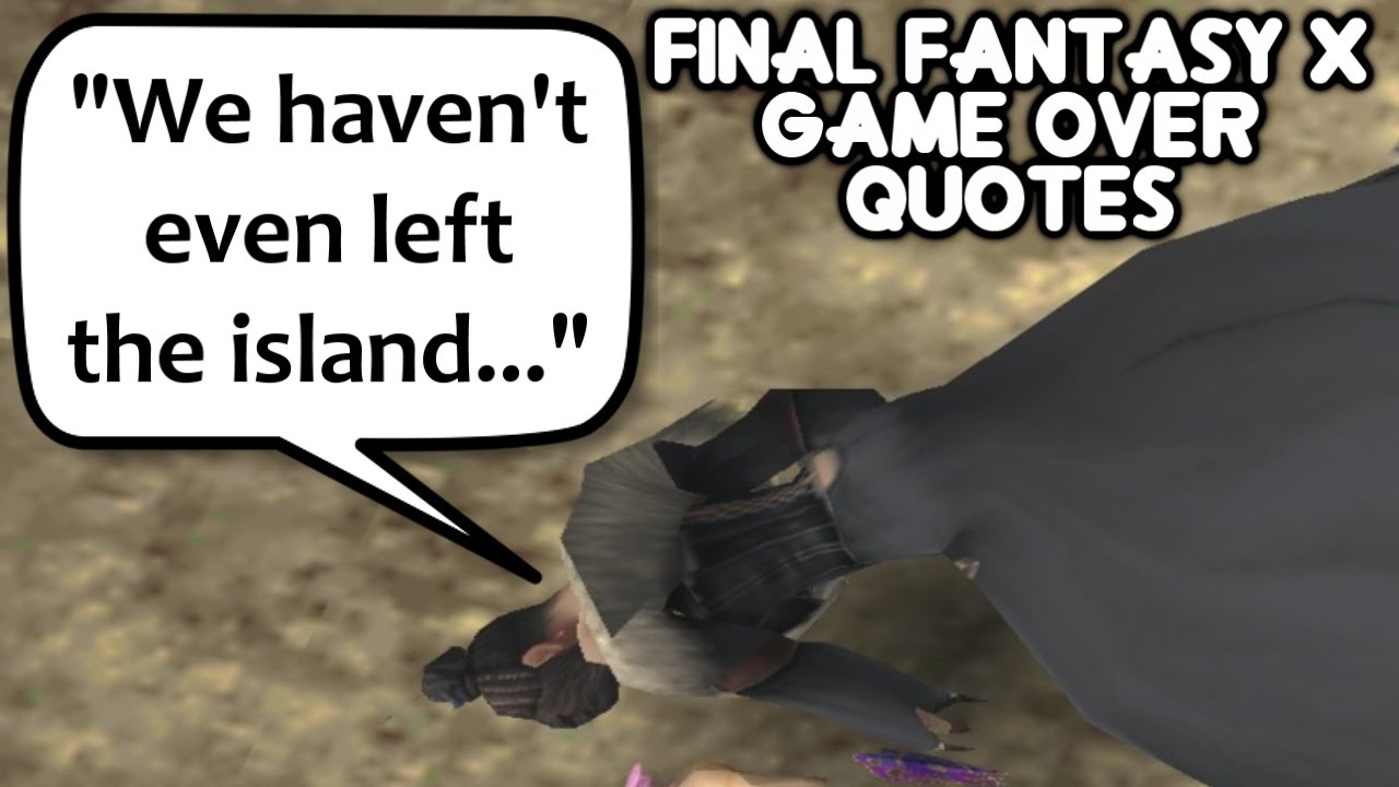 Выставка цитат из Final Fantasy X - Game Over