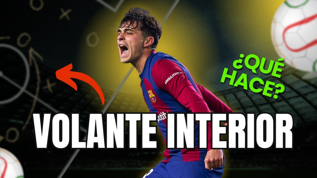🔵▶️¿Qué HACE un VOLANTE INTERIOR💫🏃‍♂️ en FÚTBOL⚽️?