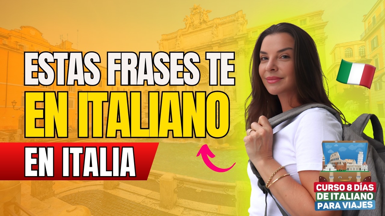 9 frases de emergencia para usar en Italia + Miembros de la familia en italiano | CLASE 3