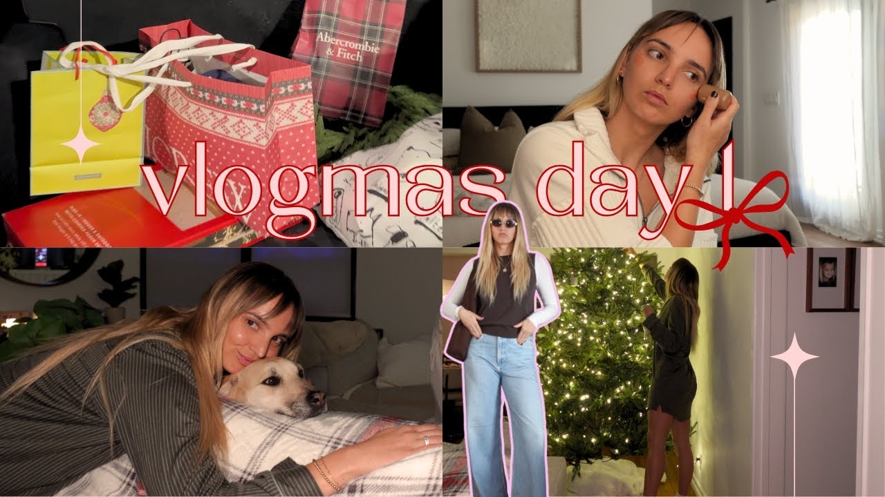 Первый день Vlogmas 🎄 Уютные дни в Лос-Анджелесе | Украшение дома, праздничные покупки и распаков...