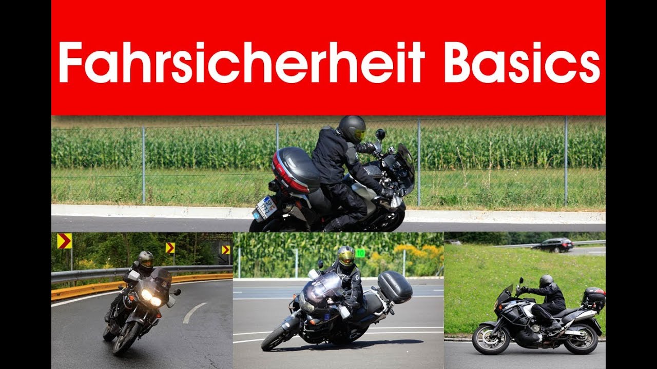 Motorrad fahren lernen - How to - Fahrsicherheitstraining - Blicktechnik, Bremstechnik, Linie