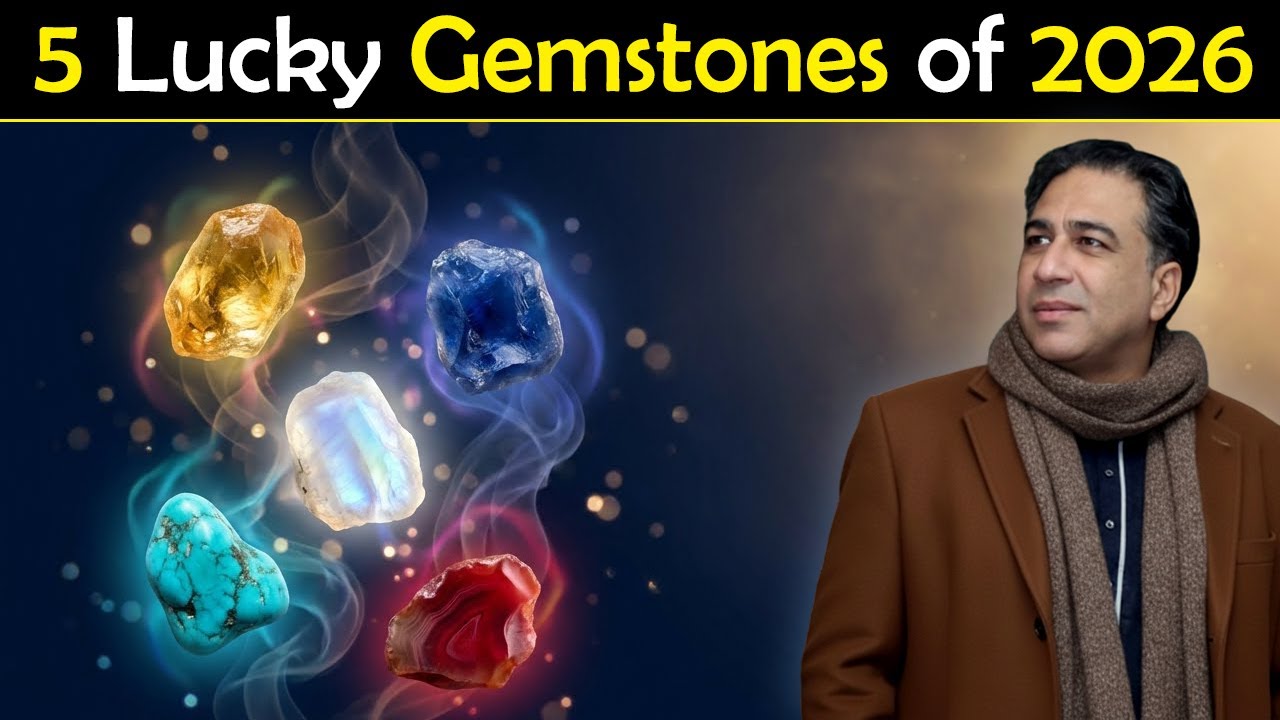 5 Lucky Gemstones of 2026 for Every Zodiac Sign | Gemology by Haider Jafri