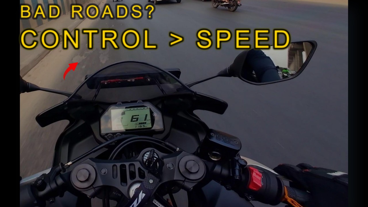 Bad Roads? Ride Like This | Yamaha R3 Twin Cylinder Sound | Control Over Speed