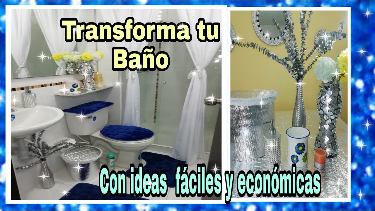 IDEAS PARA DECORAR UN BAÑO PEQUEÑO  (ELEGANTE)