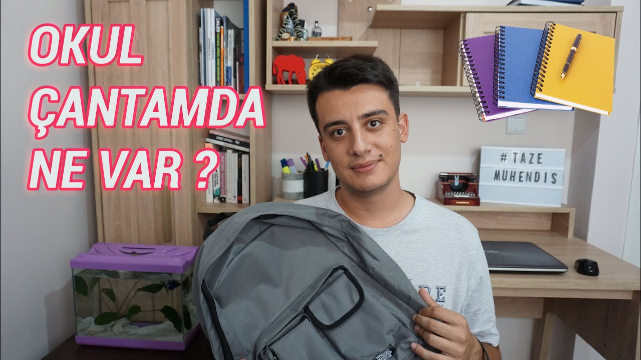 OKUL ÇANTAMDA NE VAR ? (Üniversite , Lise) | Okula Dönüş 2019