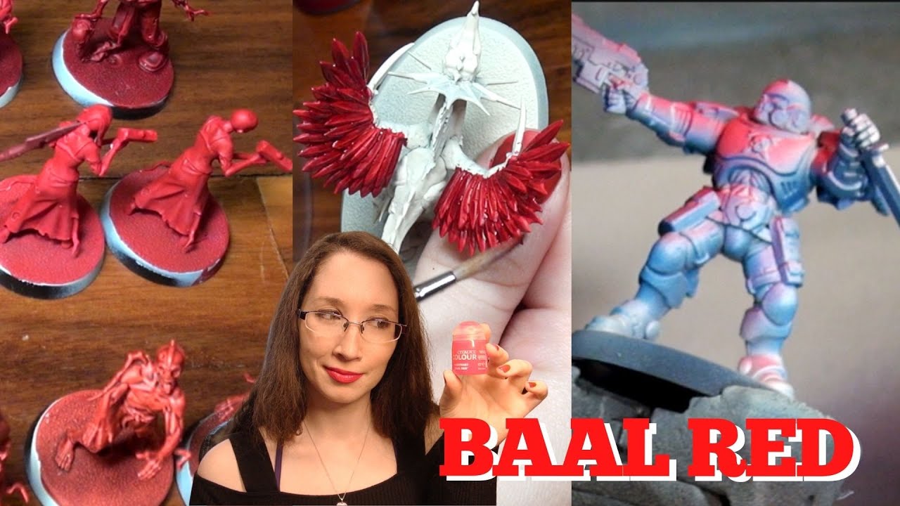Обзор контрастной краски Baal Red