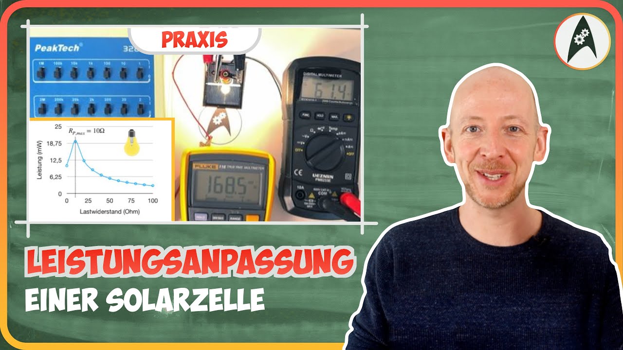 Leistungsanpassung Solarzelle (Experiment) | Lerne Elektronik