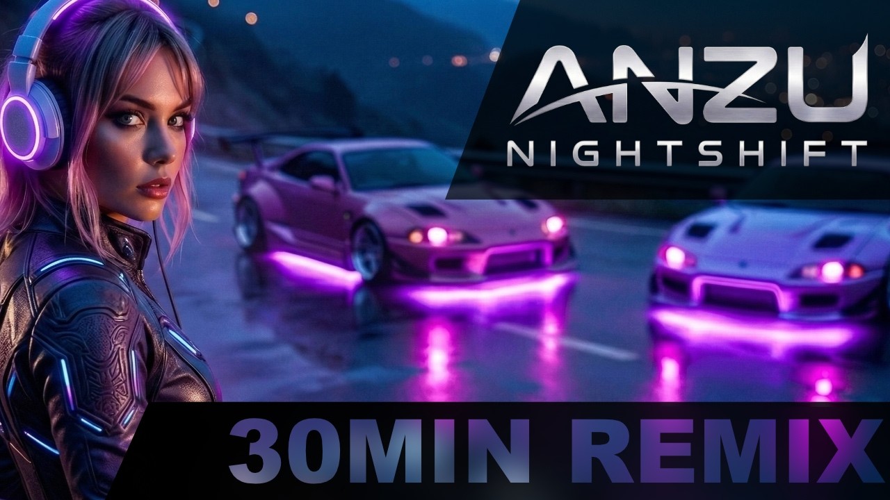 Midnight Drive 🌒 Deep House MegaMix | Neon City Nights & Urban Car Culture | Anzu Nightshift