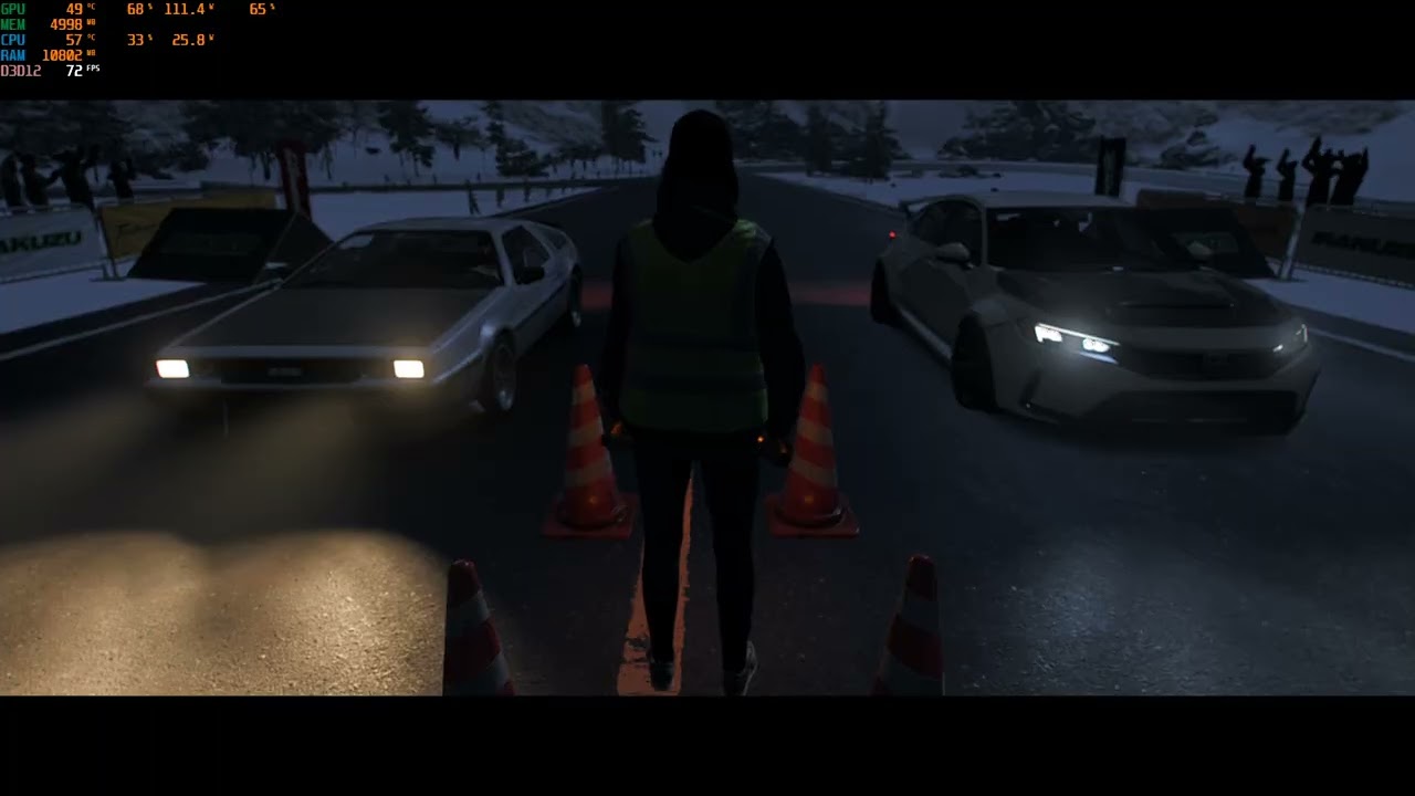 Forza Horizon 6 - Online Touge 1v1 Battle - Delorean DMC-12 VS Honda Civic 2023