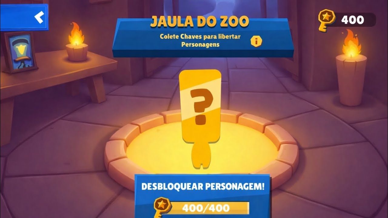 ABRI A JAULA DO ZOOBA… E OLHA QUEM VEIO! 🗝️