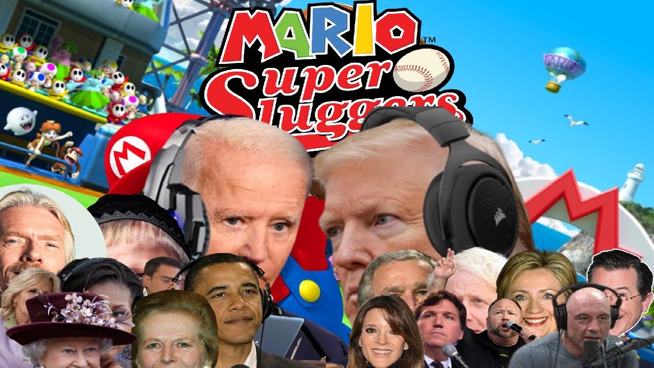 Президенты играют в Mario Super Sluggers