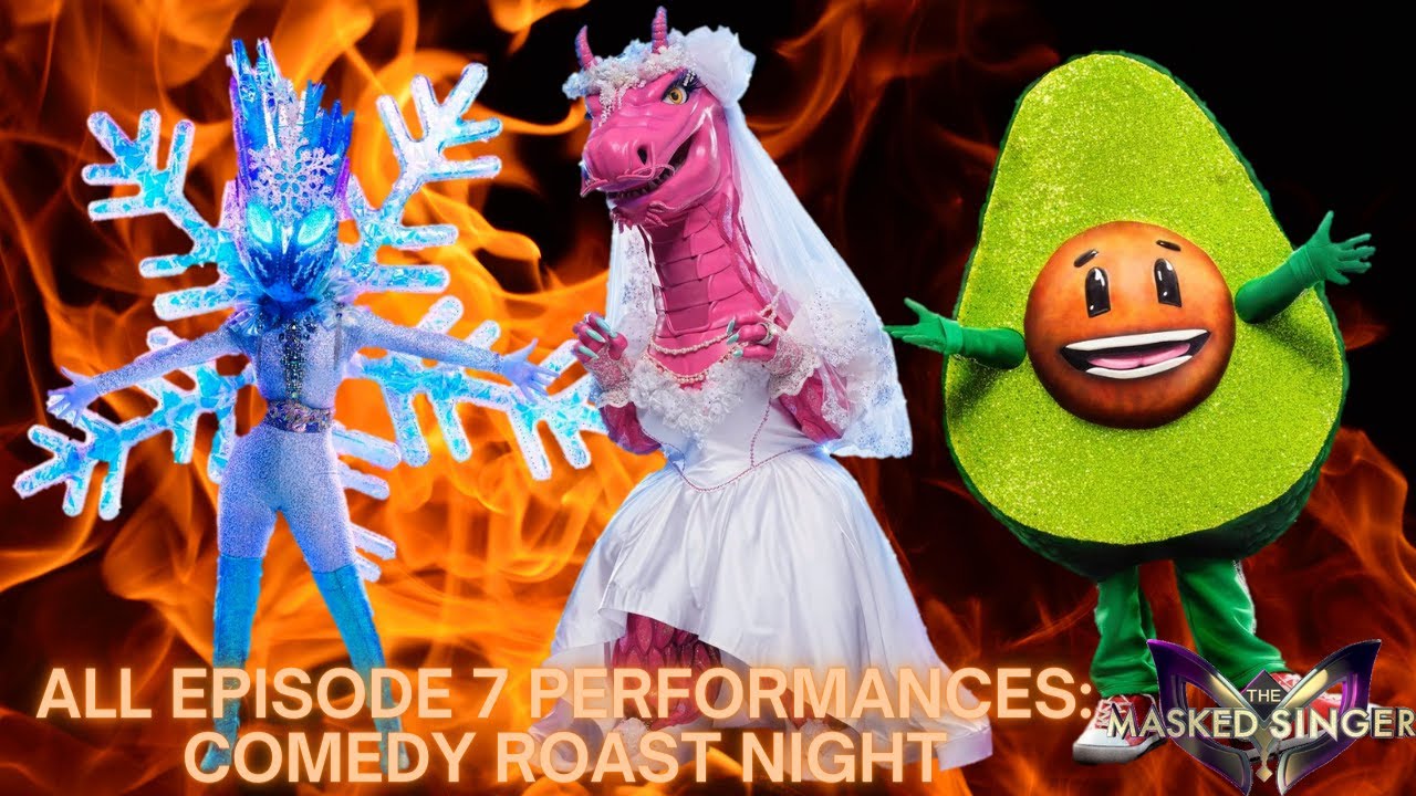 All Episode 8 Performances (Comedy Roast Night) | The Masked Singer Season 8