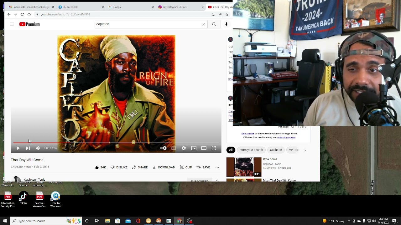 Capleton That Day Will Come Reaction